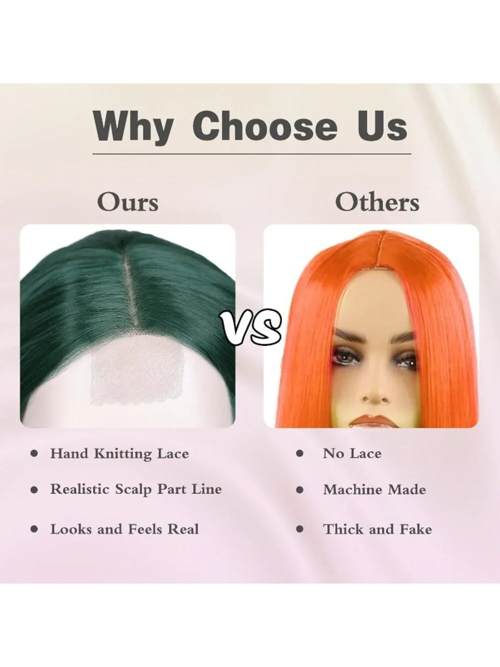 Women's Green 26 Inch Natural Looking Heat Resistant Long Wavy Wigs